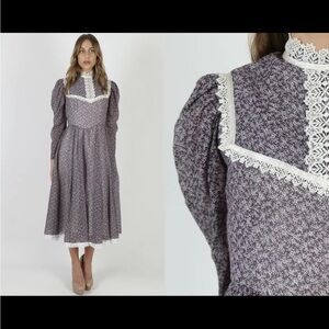 Gunne Sax Midi Dress
